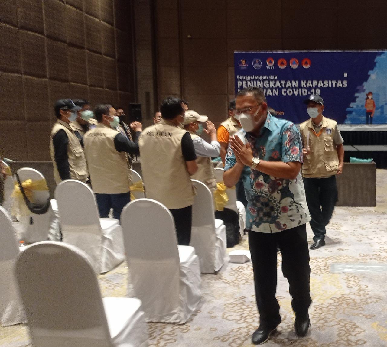 Peningkatan Kapasitas Satgas Relawan Covid-19 se-Tangerang Raya bersama BNPB